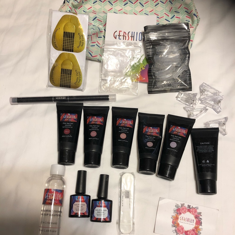 Gershion Full Poly Gel Nail Kit